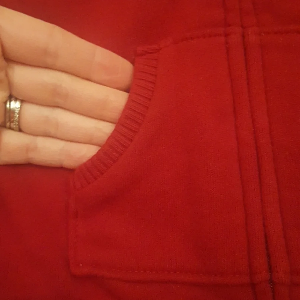Vintage Baby Gap Hooded Sweatshirt w Fur Trim